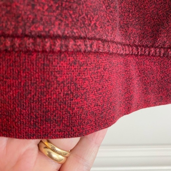 Youth Size Large Red Zip Front Hoodie by Canadiana Front Pockets - Picture 8 of 10